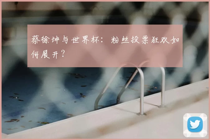 蔡徐坤与世界杯：粉丝投票狂欢如何展开？